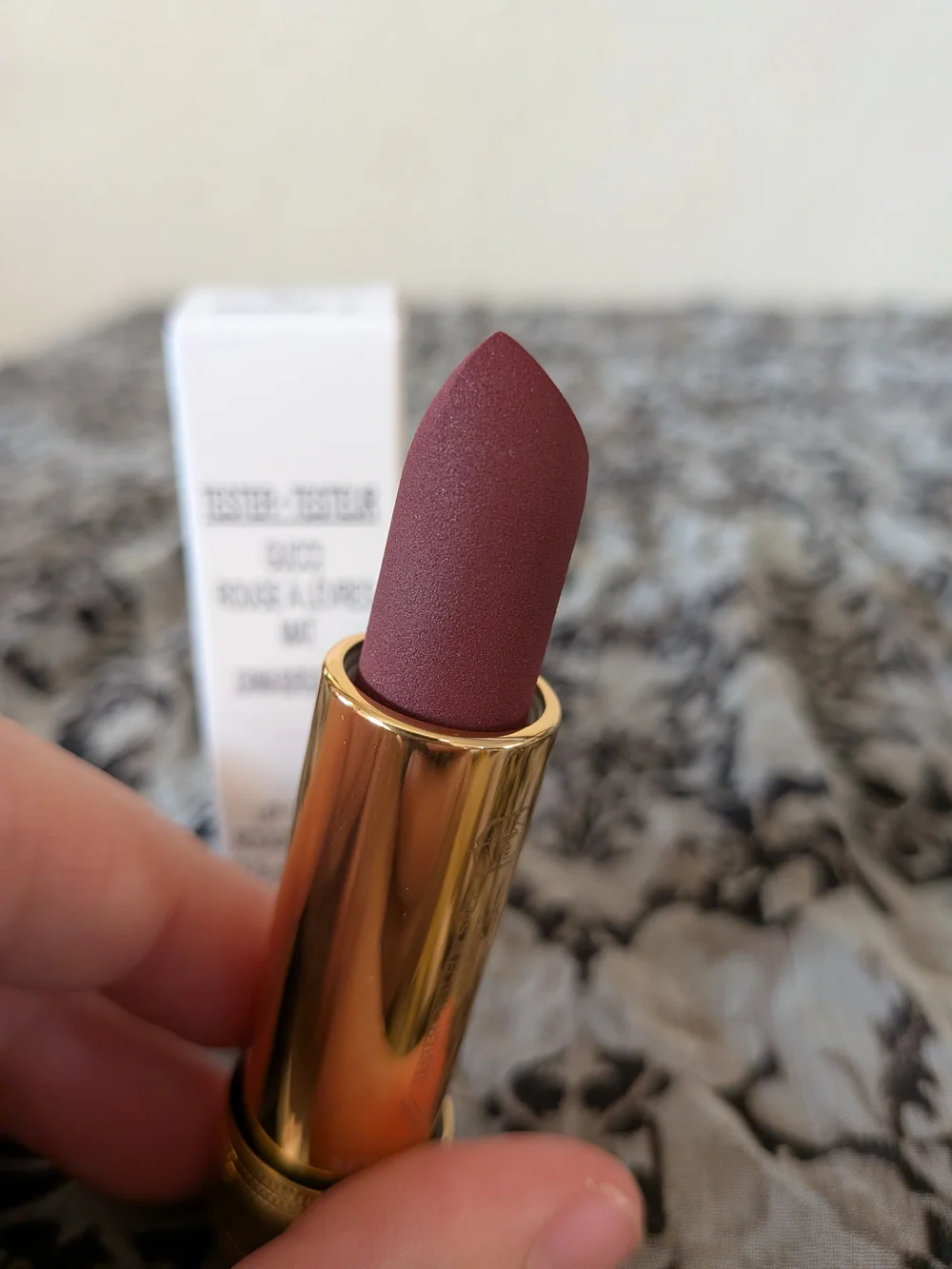 Gucci Velvet Matte Lipstick in Joanna Burgundy